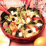 САЛАТ ПО-ГРЕЧЕСКИ