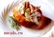 ЗАПЕЧЁНЫЙ КАРТОФЕЛЬ С СЕЛЬДЬЮ
