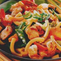 Индейка с креветками
